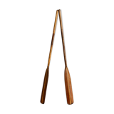 Ancienne paire de rames en bois