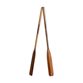 Former pair of wooden oars