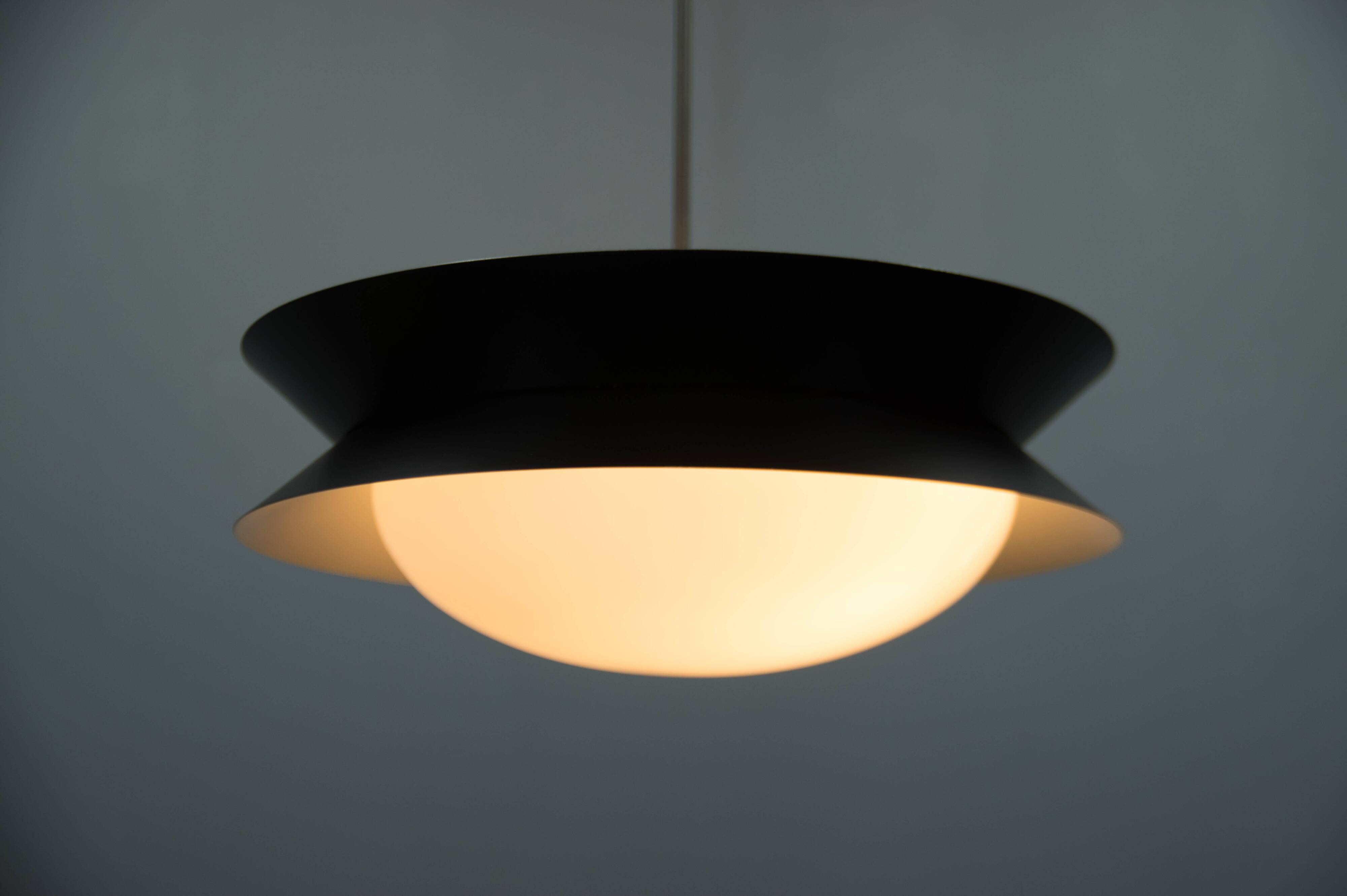 Space Age UFO Chandelier, 1960s, Restored