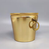 1960s Gorgeous Cocktail Shaker With Ice Bucket in Aluminium. Made in Italy