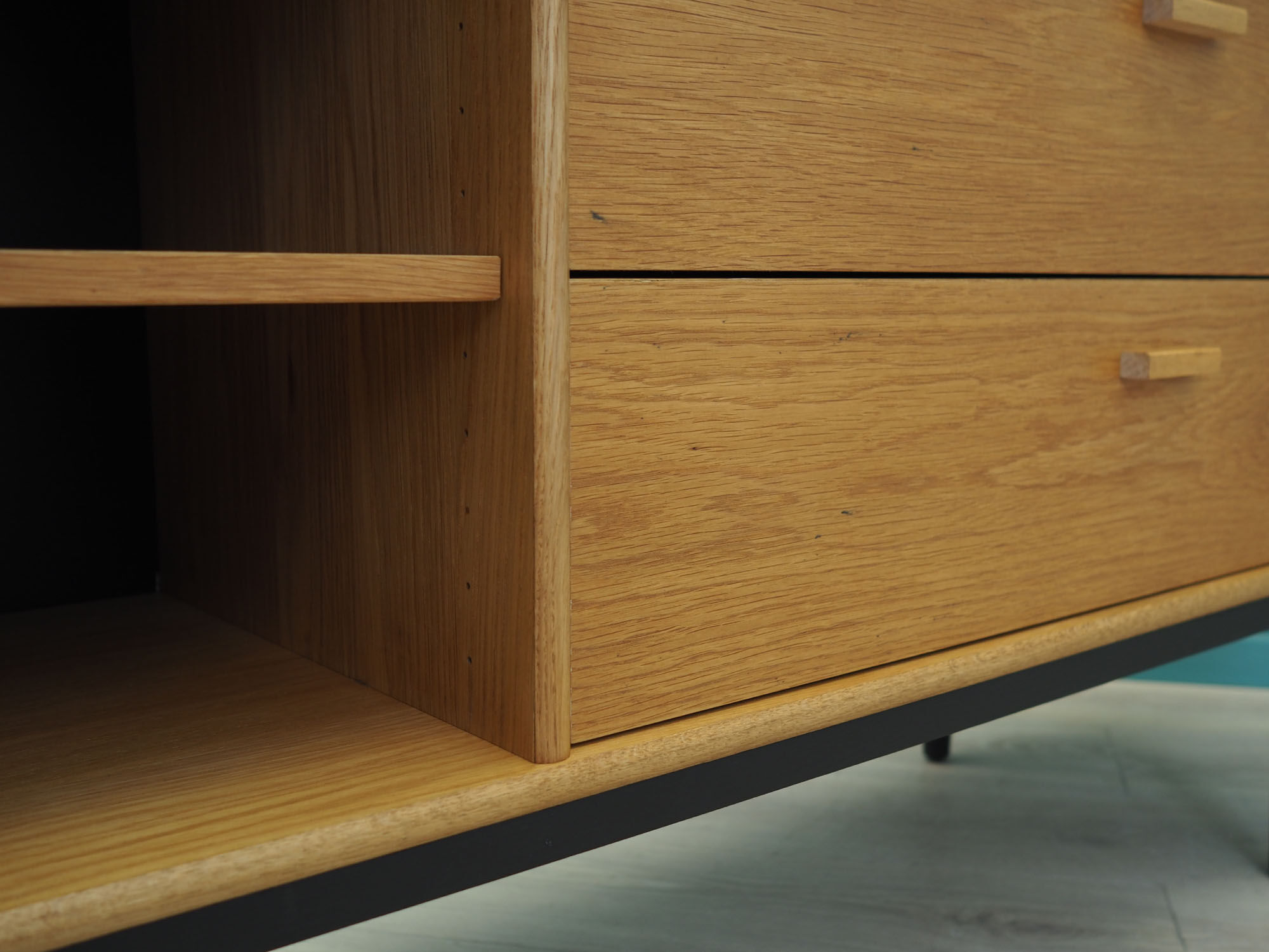 Sideboard in ash, Danish design, 70's, production: Denmark