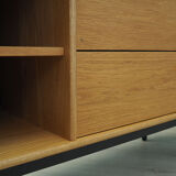 Sideboard in ash, Danish design, 70's, production: Denmark
