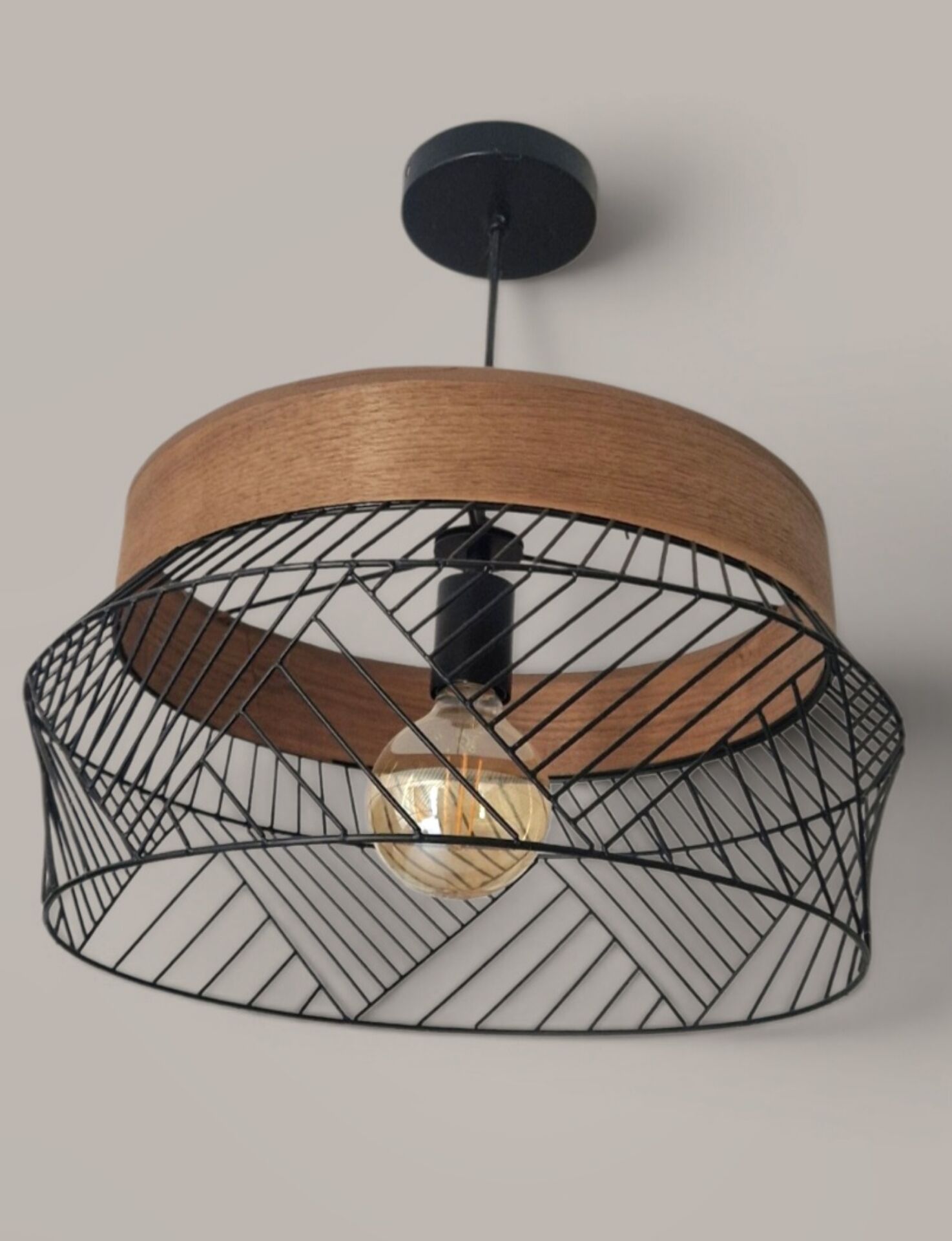 Contemporary Suspension Design - Wood and Metal