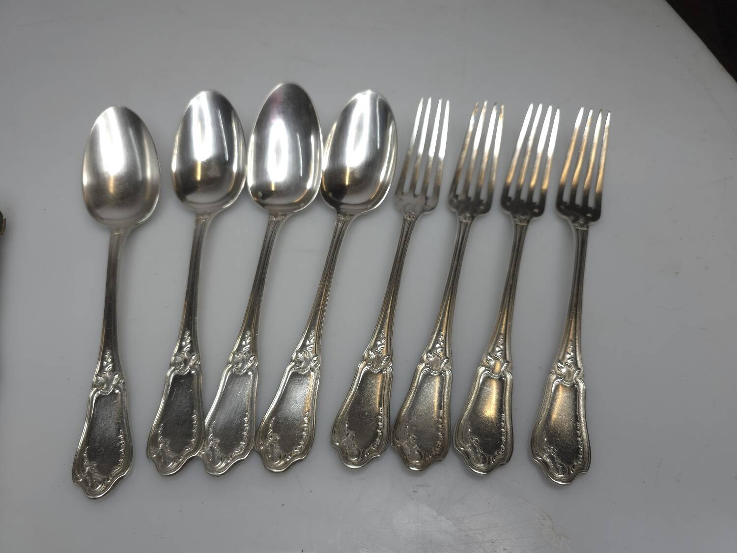 Solid silver cutlery