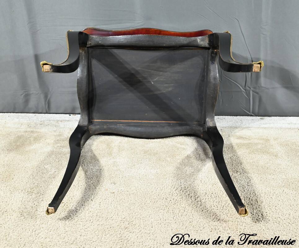 Small Middle Worker in Pear and Amboyna, Napoleon III period – Mid-19th century