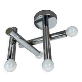 Rare sputnik 'atomic' ceiling light by e.r. nele, temde lights switzerland 1970s