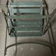 Old set of 4 garden chairs