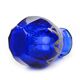 Art Deco vase, blue crystal, Poland, 1930s
