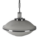White ufo space age pendant lamp