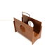 Vintage magazine rack / newspaper rack made in the 1960s