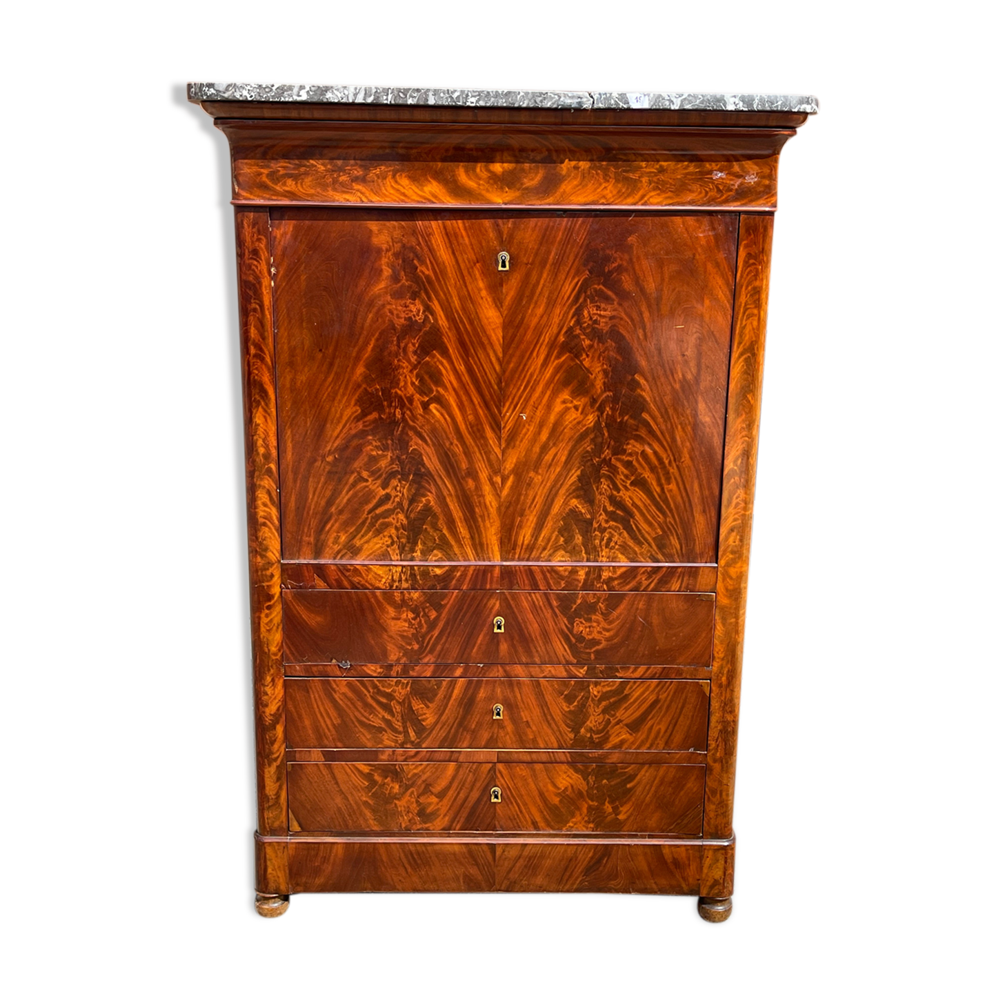 Mahogany Secretary restoration early nineteenth