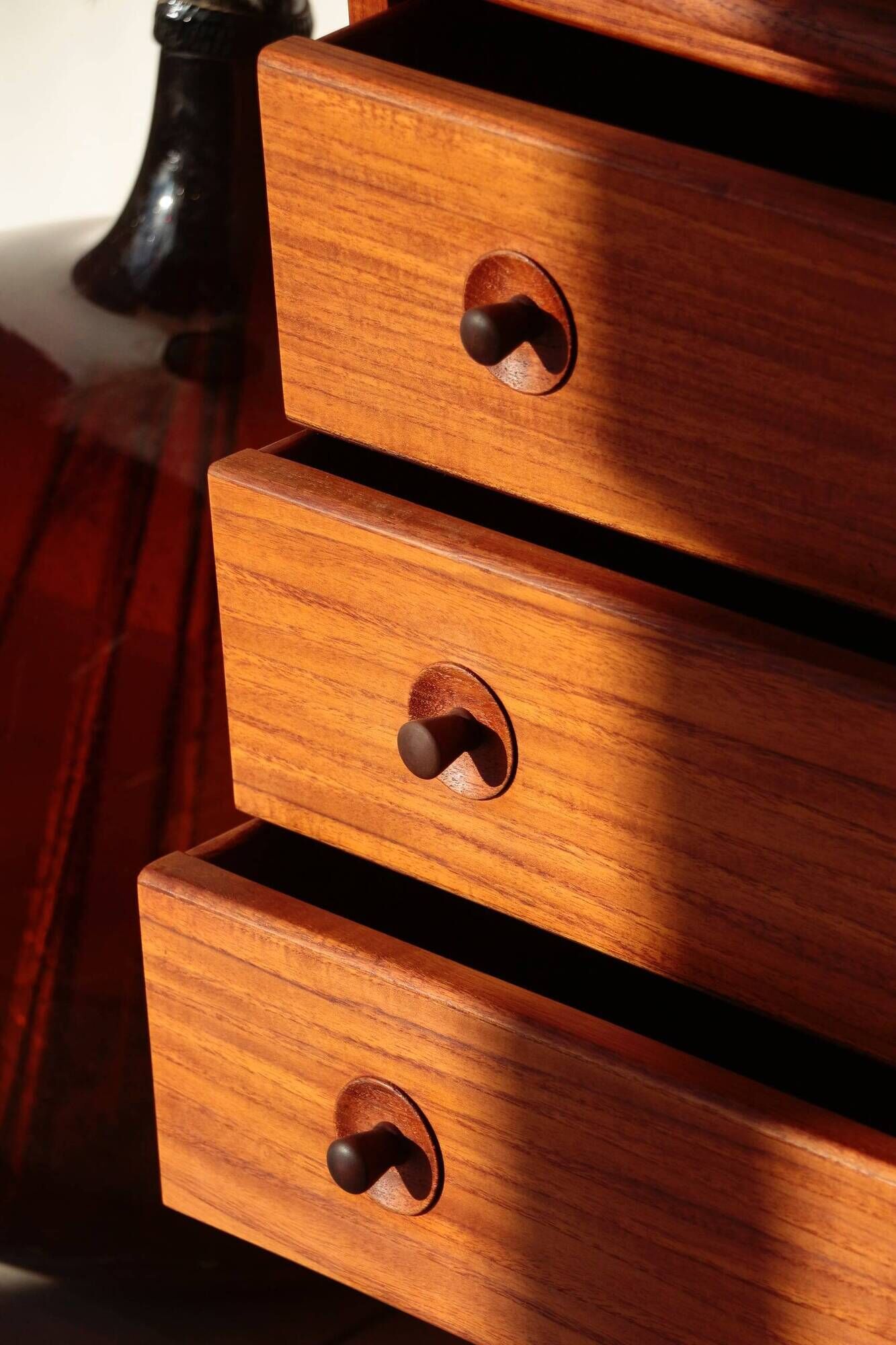 Secrétaire scandinave en teck - MSE Mobler 1960