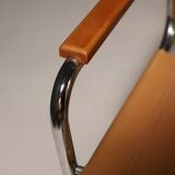 Pair of Cantilever Tubular Steel Armchairs MG5 Grassi style 1970´s