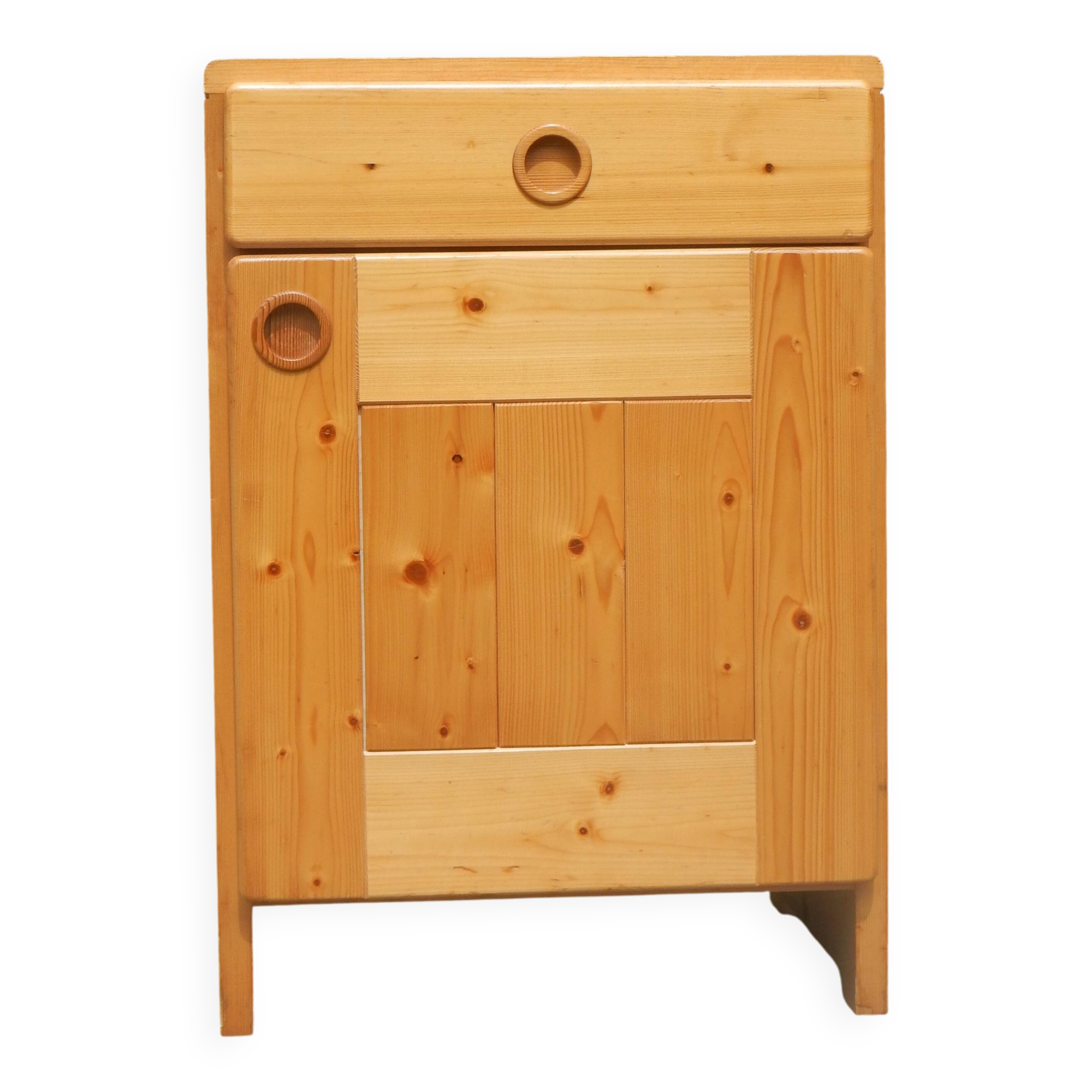 Splendid little pine sideboard / jam cupboard by Charlotte Perriand