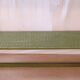 Old teak bench with original green patina.