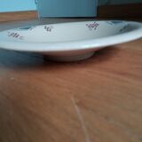 Round hollow dish Art Deco stencil decoration