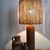 Rope and sandstone lamp