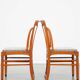 Suite de 2 chaises à repas Schuitema design Art Nouveau