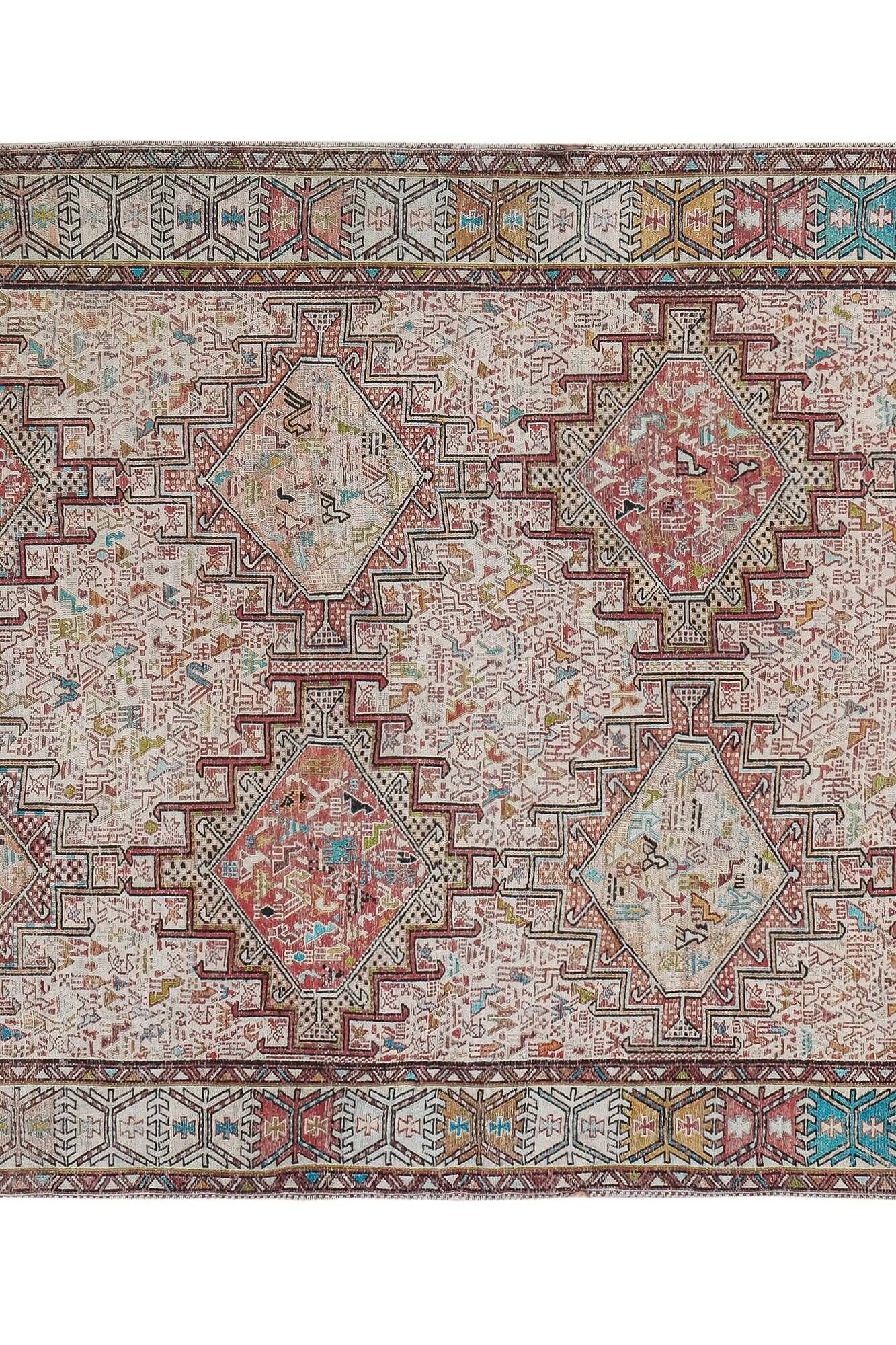 Tapis turc vintage fait main