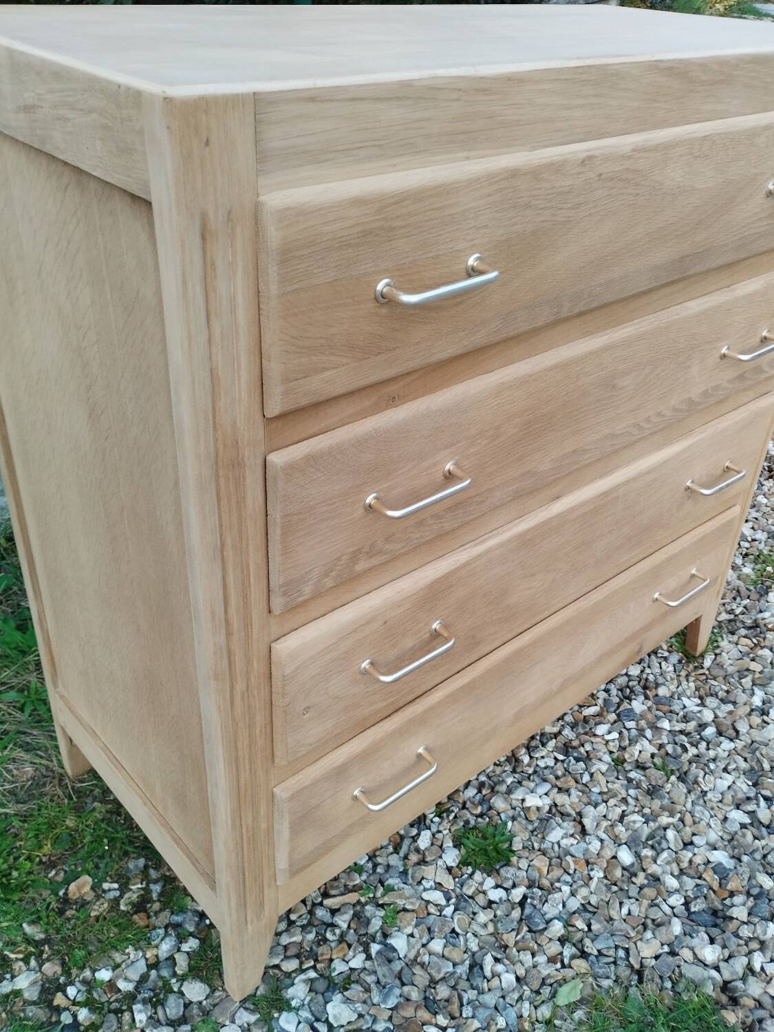 Commode ancienne vintage pieds compas