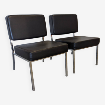 Pair of modernist easy chairs from the 70s/80s