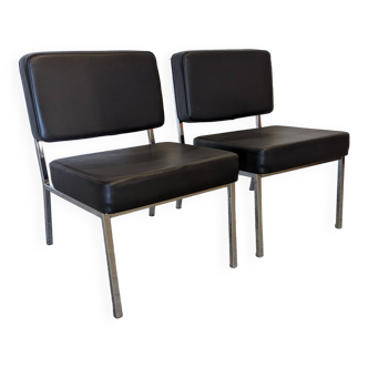 Pair of modernist easy chairs from the 70s/80s