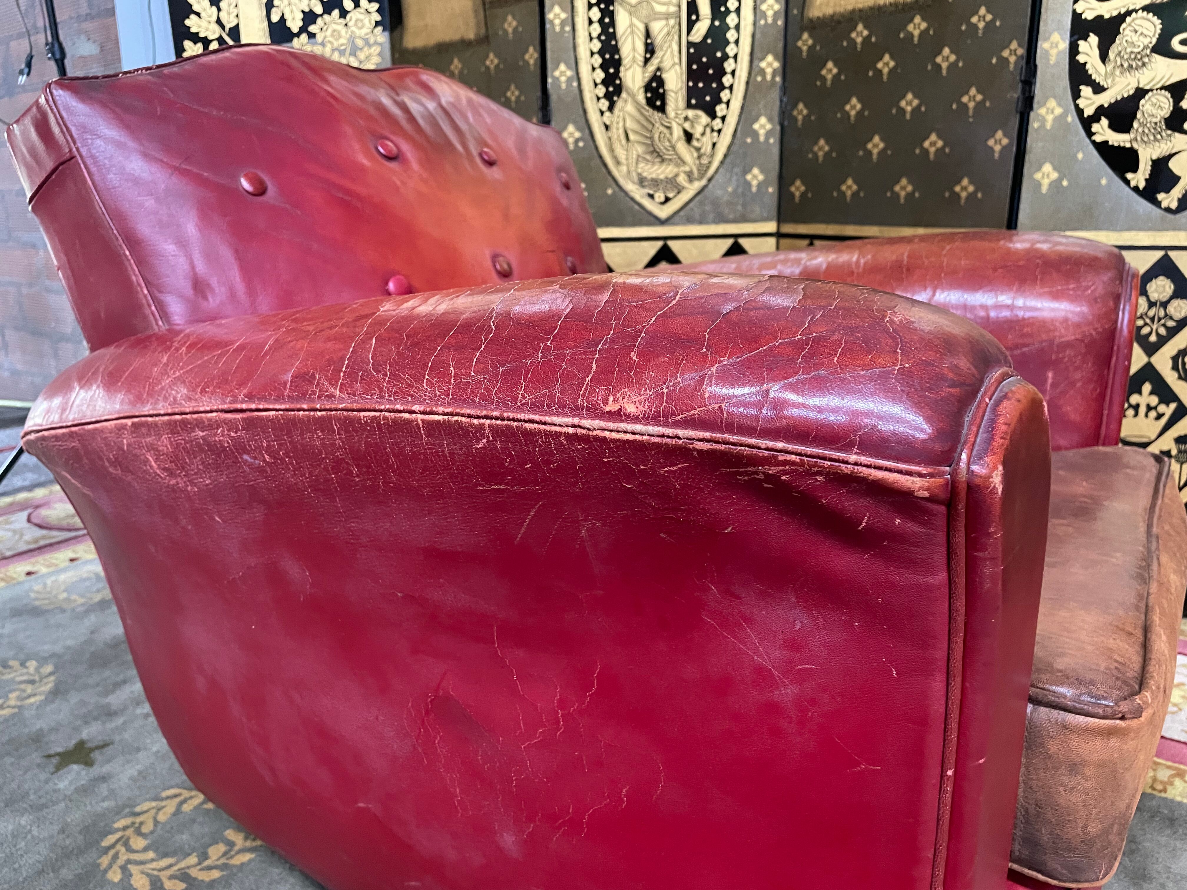 Fauteuil club époque Art Déco