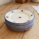 Vintage flat plates Digoin Sarreguemines model Mary-Lou