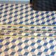 Vintage coat rack with 6 movable hooks