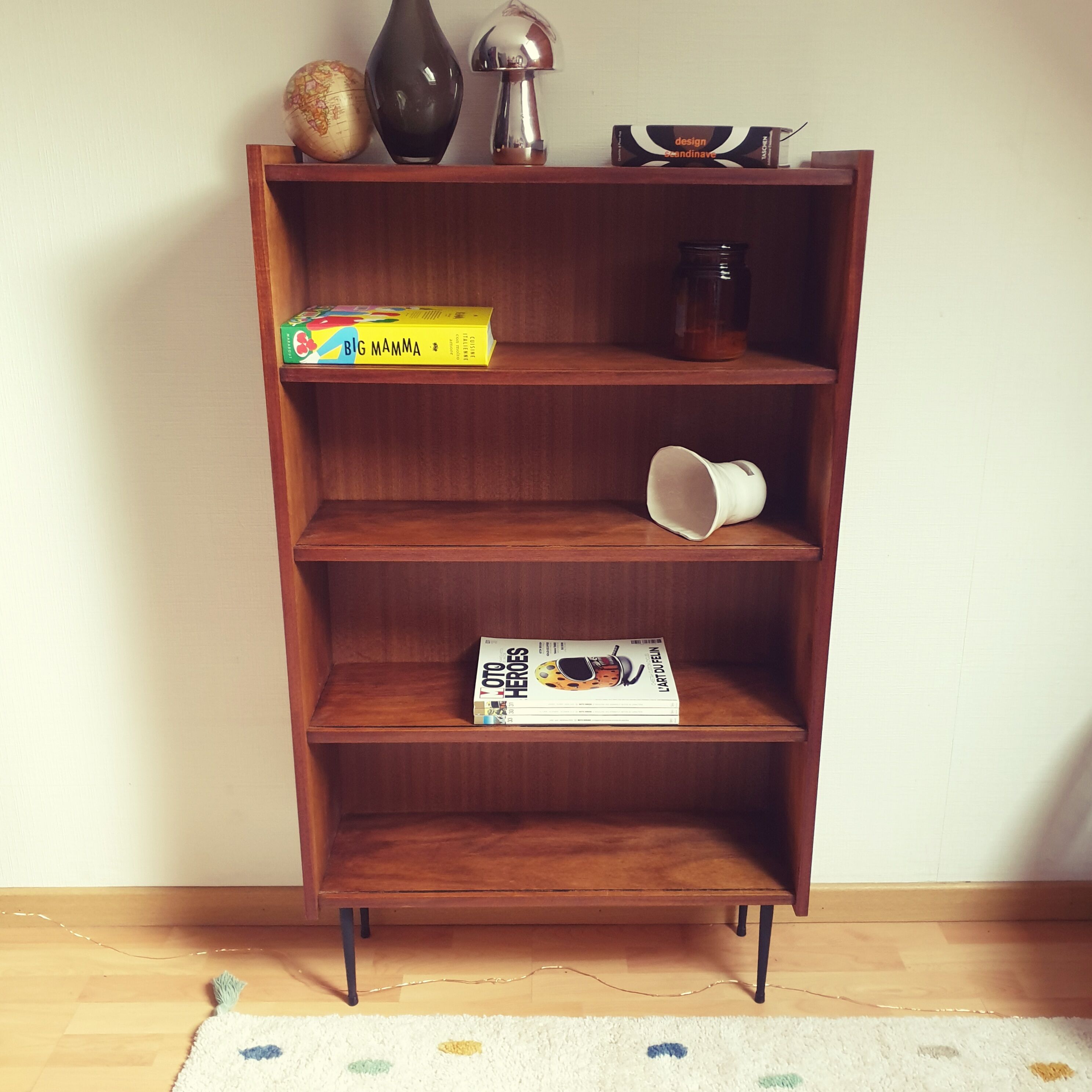 Vintage library / modernist vintage storage cabinet