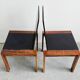 Set of 4 Mid Century dining chairs in rosewood style Afra and Tobia Scarpa.