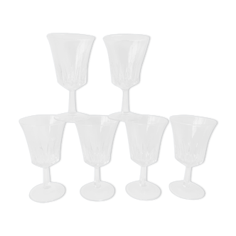 6 verres à pied Selency x Monoprix Croisé Laroche