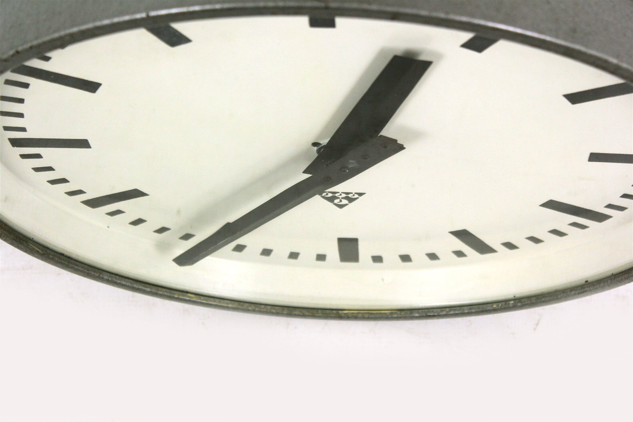 Double sided railway clock from pragotron, 1970