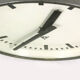 Double sided railway clock from pragotron, 1970