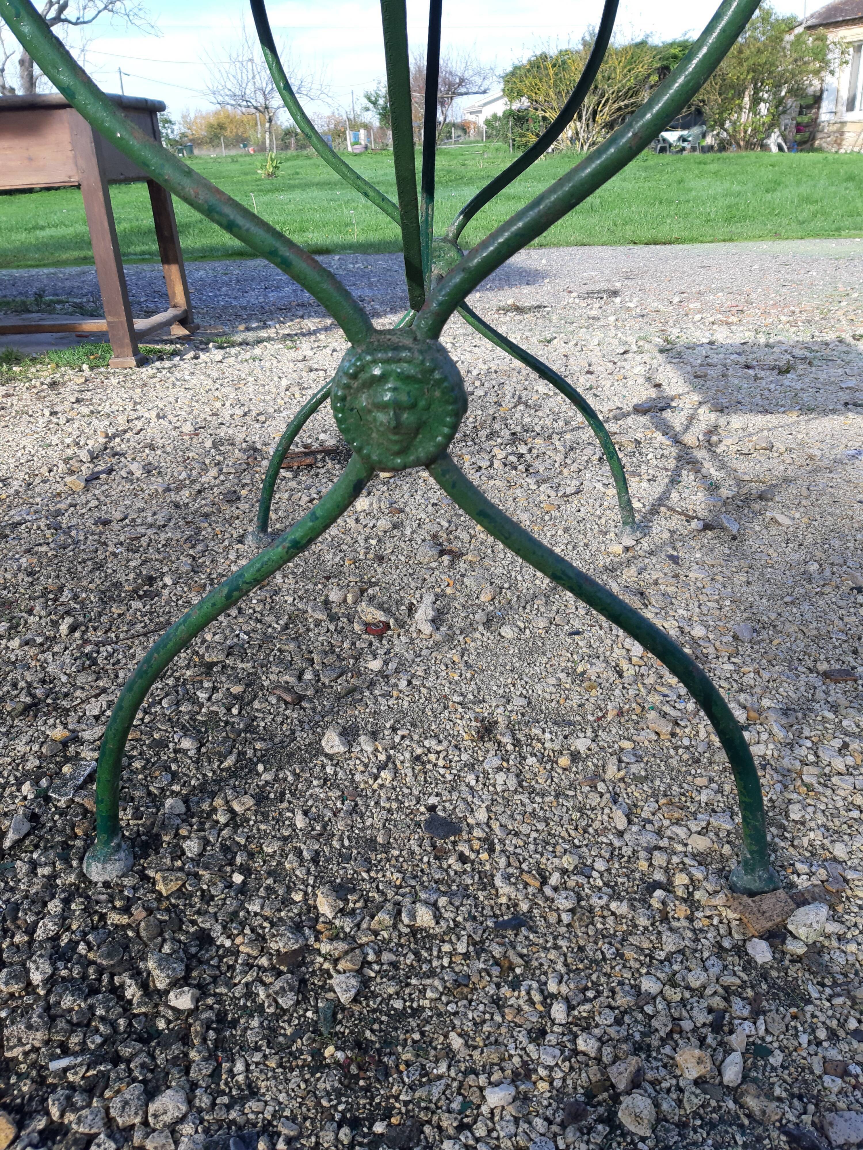 Garden table iron 1900