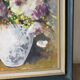 Mauve bouquet, oil on panel