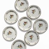 St-Clement earthenware dinner plates, 1940