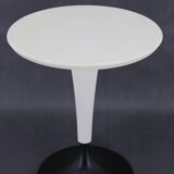 1990s Kartell Dr. Na Table in Cream White and Black by Philippe Starck, Italy