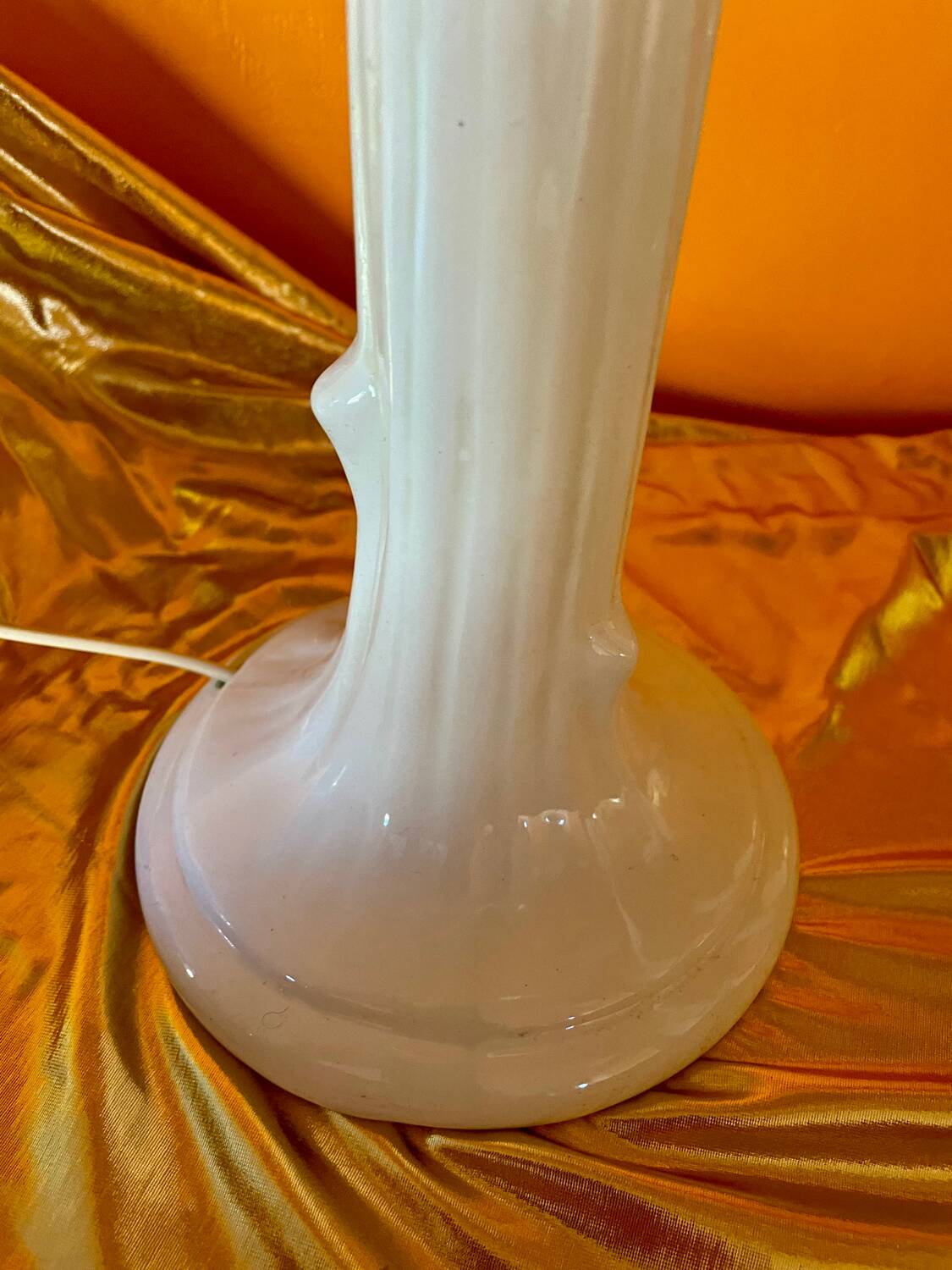 Pair of Tommaso Barbi ceramic lamps