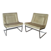 Rare pair of prototype armchairs by Erik Jorgensen.