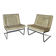 Rare pair of prototype armchairs by Erik Jorgensen.