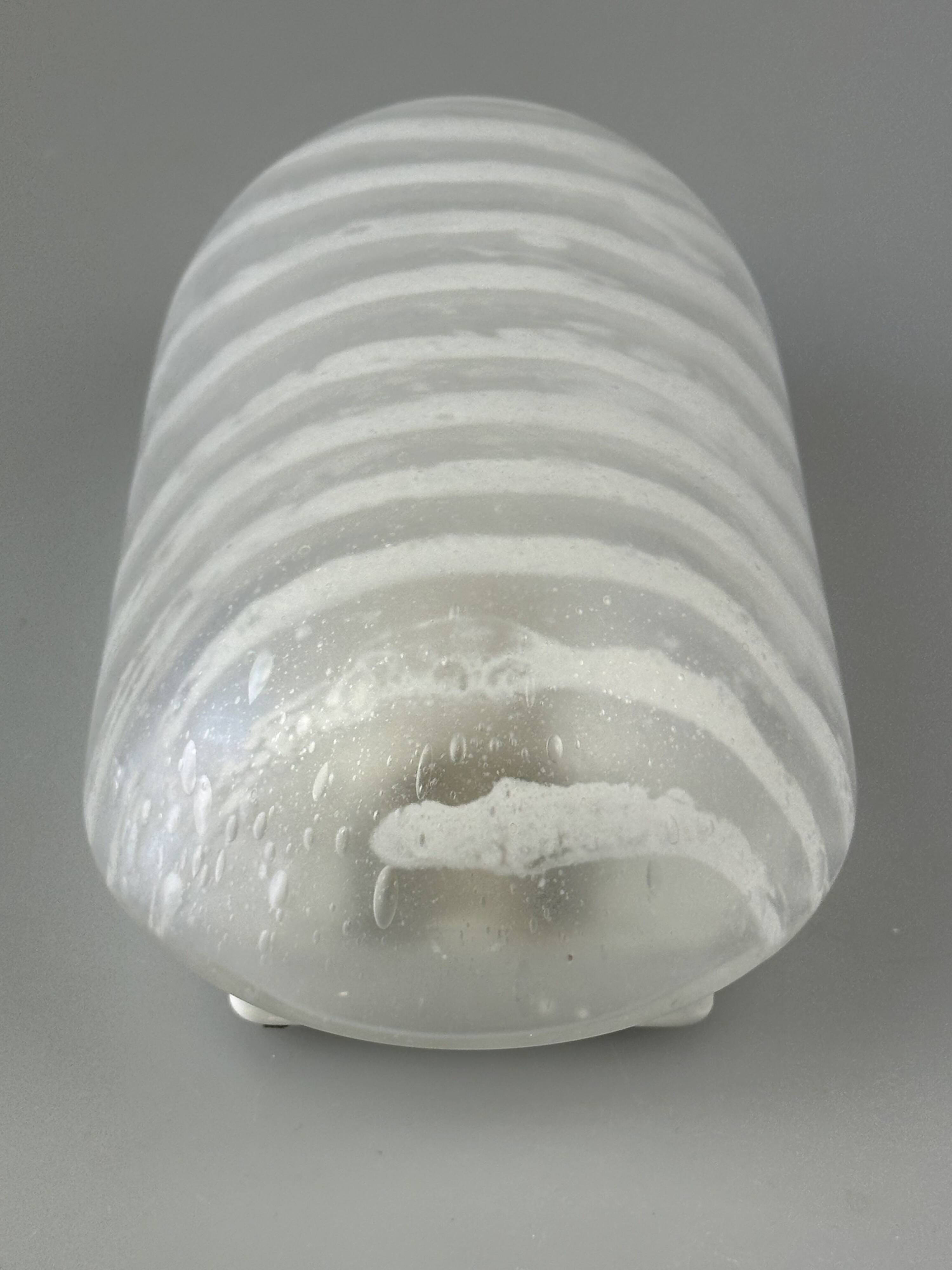 1960s/70s Wall Lamp Peill & Putzler Germany Glass & Metal Space Age Design