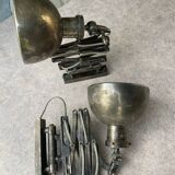 2 accordion scissors wall lights Cheoma in silver metal