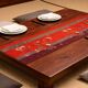 Imperial Garden Japanese silk table runner