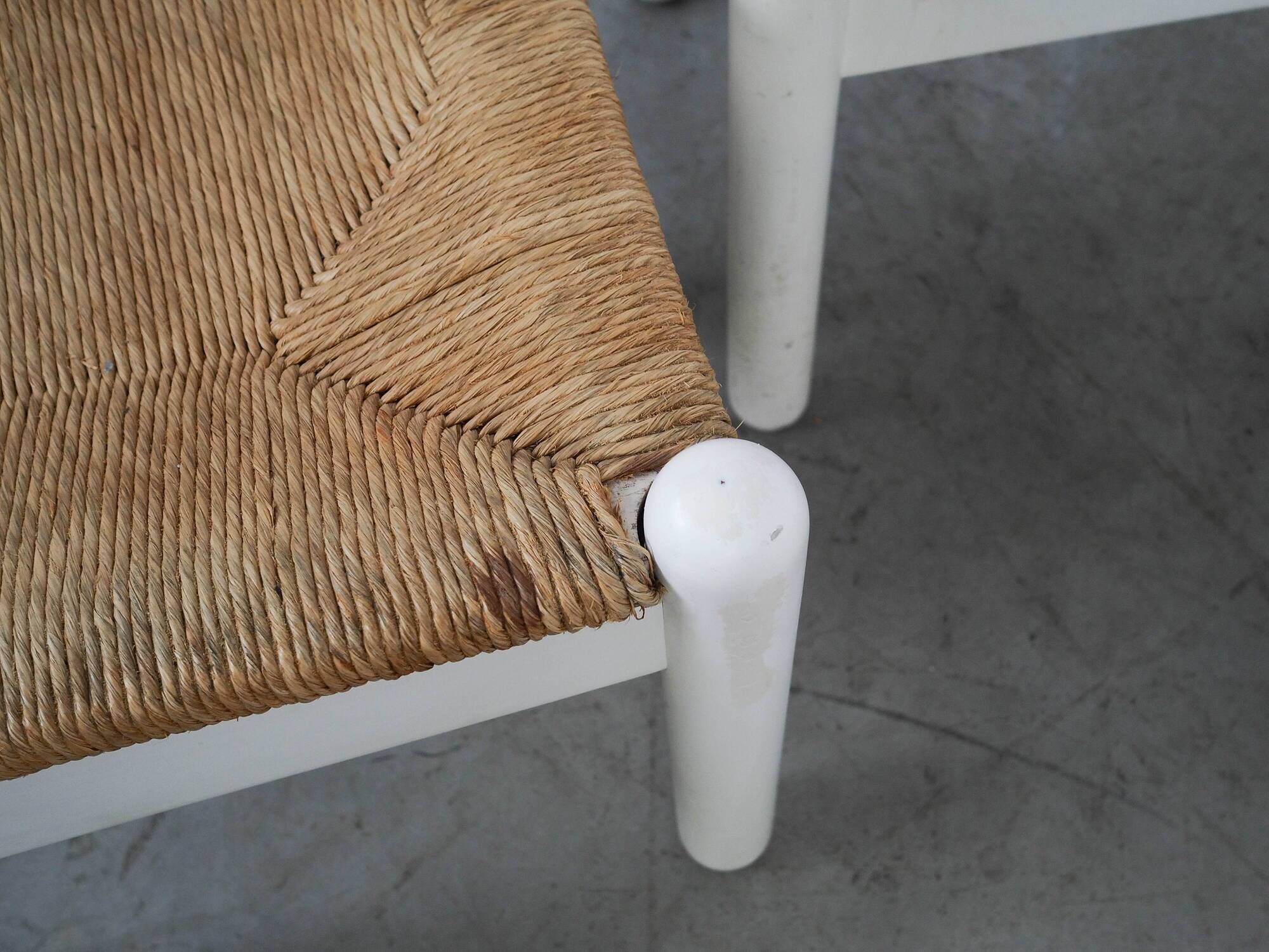 Set of four beechwood chairs, Italian design, 1980s, made in Italy