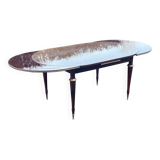 Imperial Scandinavian Round Oval Extendable Rosewood Dining Table 2