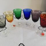 Set Italian vintage alcohol glasses