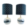 Pair of SAKURA table lamps by Michael Bang for Holmegaard, Denmark 1980