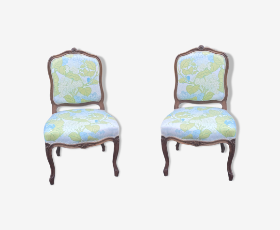Paire de chaises style Louis XV