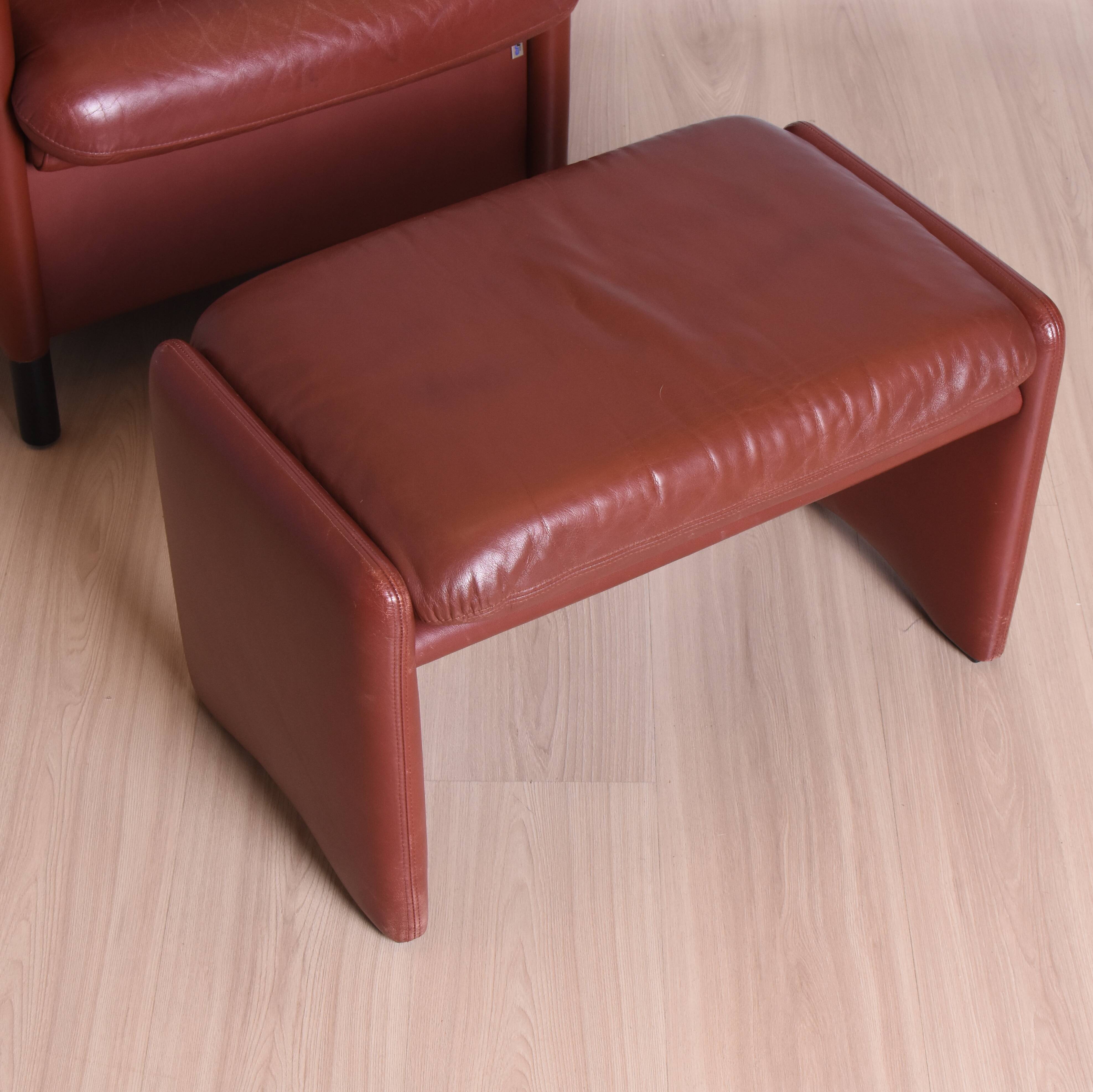 Armchair with Footstool, Erpo International, 1980s